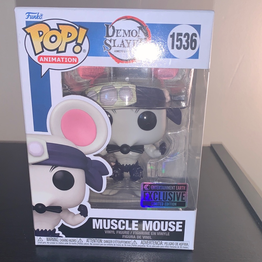 Funko Pop! Demon Slayer’s Muscle Mouse Exclusive - Black and White
